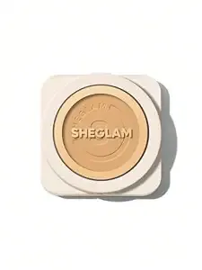 Sheglam Skin-Focus Full Coverage Powder Foundation Oil-Control Lightweight Face Pressed Powder Makeup-Butterscotch