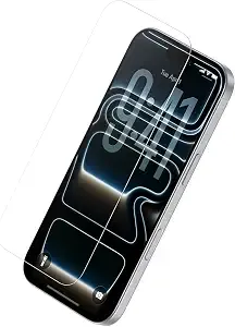 Belkin Screenforce Temperedglass Screen Protector For Iphone 17 Pro, Scratch-Resistant Impact Protection W/Included Easy Align Tray For Bubble Free Application, Recycled Glass