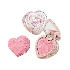 Flower Knows Bunny Garden Embossed Satin Blush, Talc-Free, Soft Baby Pink