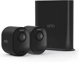 Arlo Ultra Wireless Security Camera 4k Hdr (3rd Gen) - 2-Cam + Smarthub