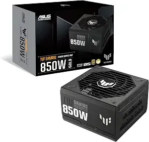 Asus Tuf Gaming 850w Gold (850 Watt, Atx 3.0 Compatible, Fully Modular Power Supply, 80+ Gold, Military-Grade Components, Dual Ball Bearing, Axial-Tech Fan, Pcb Coating, 10 Year Warranty) (Renewed)