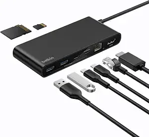 Belkin Usb-C Hub 8-Port 4k Hdmi 100w Pd For Neo Macbook, Windows & More