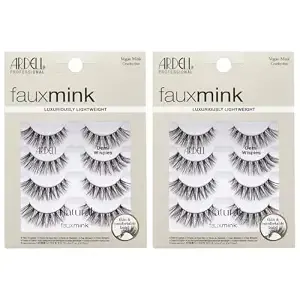 Ardell Faux Mink Lashes Demi Wispies False Eyelashes, Multipack, 8 Pairs