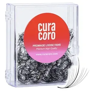 Curacoro Promade Wispy 500 Fans 9d Volume Lashes 0.05 Cc Curl 9mm