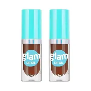 Nicka K New York, Glam Lip Oil, Black Russian 2-Pack