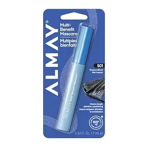 Almay Multi-Benefit Mascara, 501 Blackest Black, 1 Pack