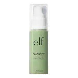 E.L.F. Tone Adjusting Face Primer, Makeup Primer For Neutralizing Uneven Skin Tones & Redness, Grips Makeup To Last, Vegan & Cruelty-Free, Large