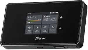 Tp-Link 5g Mobile Hotspot Tri-Band axe3600 6e Portable Wi-Fi Router