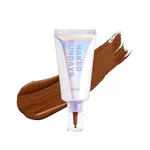Naked Sundays Beautyscreen Peptide Foundation Tint spf50, 9 Rich Mahogany
