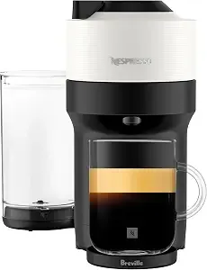 Nespresso Vertuo Pop+ Coffee & Espresso Maker By Breville, Coconut White