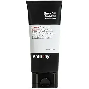Anthony Shave Gel For Sensitive Skin, 6 Fl Oz