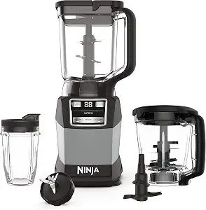 Ninja Compact Kitchen System, Auto-Iq, 1200w, 72oz Pitcher, Grey, amz493brn