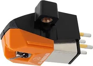Audio-Technica At-vm95en Dual Moving Magnet Turntable Cartridge Orange
