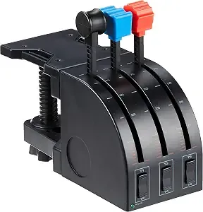 Logitech G Saitek Pro Flight Throttle Quadrant Professional - Black