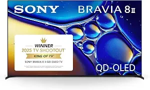 Sony 55 Inch Bravia 8 Ii Qd Oled 4k Hdr Smart Google Tv (K-55xr80m2)
