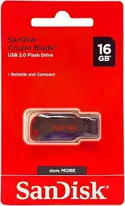 Pen Drive Cruzer Blade, Sandisk, Pendrives, Black