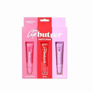 Nicka K New York, Glow Lip Butter, Fruity Picks, Hydrating Silky Shine