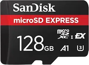 Sandisk 128gb Microsd Express Card