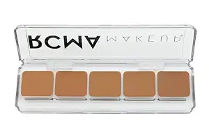 Rcma Makeup Shinto Dark Series 5 Part Cream Foundation & Concealer Palette For Medium To Dark Skin Tones, Professional Makeup Palette For Contour, Highlight & Buildable Coverage, Vegan & Cruelty-Free