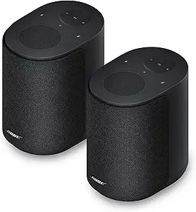 Bose Stereo Music Set (2 Lifestyle Ultra Speakers), Wireless Home Speakers, Truespatial Audio, Cleanbass, Airplay & Google Cast, Black