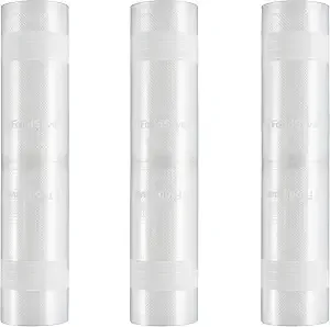 Foodsaver Custom Fit Vacuum Sealer Rolls, Airtight Food Storage And Sous Vide Rolls, Bpa-Free, 11 X 16' (Pack Of 3)