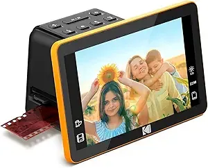 Kodak Slide N Scan Max Film Scanner, Slide Scanner, Black/Yellow