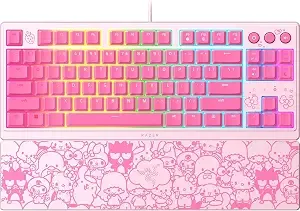 Razer Ornata v3 Tkl Gaming Keyboard, Hello Kitty & Friends Edition