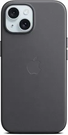Apple Iphone 15 Finewoven Case With Magsafe - Black