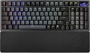 Asus Rog Azoth 96 He Wireless Hall Effect Gaming Keyboard, Pbt Keycaps