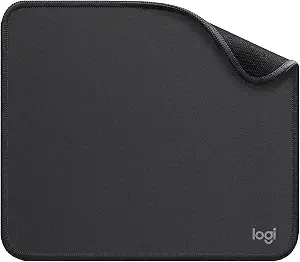 Logitech Studio Series Small Mouse Pad, Anti-Slip 9x8 Inches, Graphite