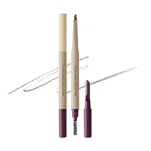 Entropy Makeup Tough Brow Sculpture Pencil, 3-In-1 Eyebrow Pencil With Built-In Razor & Brush, Smudge-Free, Long-Lasting, Natural Finish, Light Brown (Wit Beige)