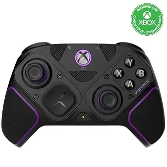 Pdp Victrix Pro Bfg Wireless Gaming Controller For Xbox Series X - S, Xbox One, Windows 10/11, Modular Gamepad, Dolby Atmos Audio, Remappable Buttons, Customizable Triggers/Paddles/D-Pad, Pc App, Black