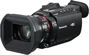 Panasonic x1600 4k Camcorder For Directors, Wide Angle Telephoto Lens With 24x Zoom, Hybrid O.I.S., 4k High-Precision Af With Face Detection, Heat Dispersing Design, Wireless Controls - Hc-x1600