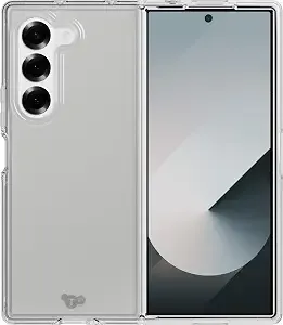tech21 Evoclear Case For Samsung Galaxy Z fold6 - Impact Protectoin -Anti-Yellowing - Clear Case