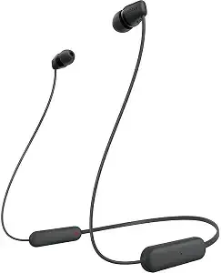 Sony Wi-c100 Wireless In-Ear Bluetooth Headphones With Built-In Mic, Black