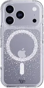 tech21 Evosparkle Case For Iphone 17 Pro – Focus - Slim Protective Case - Impact Protection - Magsafe Compatible Clear
