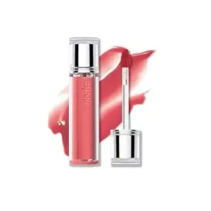 Espoir Couture Lip Tint Glaze #3 Chillin' Chillin' - Volumizing Lip Stain With Juicy Texture, Long-Lasting & Vibrant Colors, Moisturizing & Hydrating, Glossy Formula, Vegan, Korean Makeup, 0.14 Oz