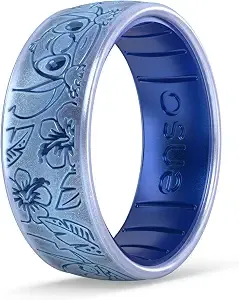 Enso Rings Disney Lilo & Stitch Silicone Ring Collection - Comfortable And Flexible Design