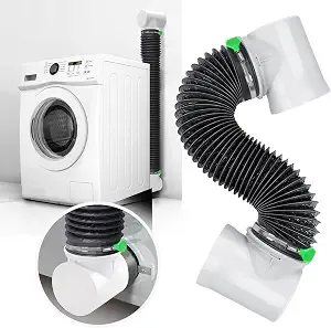 Dryer Vent Hose For Tight Space,Indoor Dryer Vent, Dryer Hose Vent Kit,90 Degree Dryer Vent Elbow,Dryer Vent Connector Kit,Dryer Vent Duct, Dryer Vent Adapter, Dryer Vent Vacuum Hose Attachment