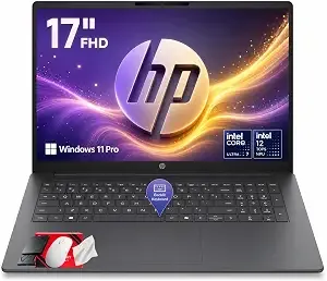 Hp 17 Inch Ai Fhd Laptop Intel Ultra 7 255u 16gb 1tb Wifi 7 Win 11 Pro