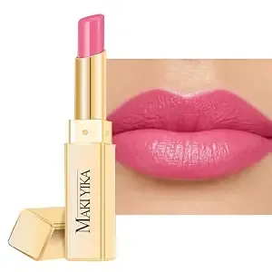 Maki Yika Pink Lipstick For Women Moisture Nude Tinted Lip Balm