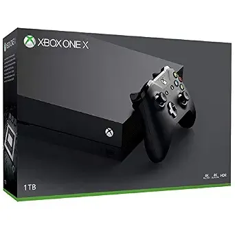 Microsoft Xbox One X 1tb Solid State Drive Gaming Console With Wirless Controller - Native 4k - Hdr - Enhanced By Scorpio Cpu And Fast Ssd - Black (Renewed)