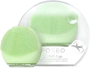 Foreo Luna 4 Go Facial Cleansing Brush & Firming Face Massager, Pistachio