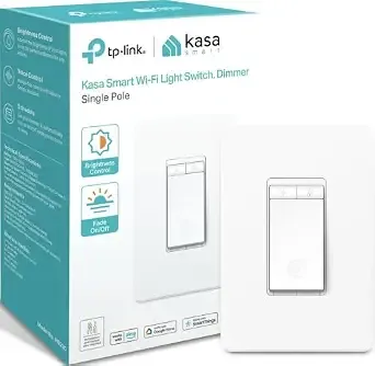 Kasa Smart Dimmer Switch hs220, Single Pole, Needs Neutral Wire