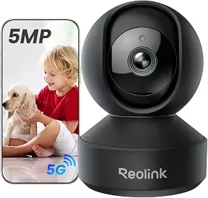Reolink e1 Pro(Black) 3k Pt Wi-Fi Indoor Camera For Baby & Pet Monitoring