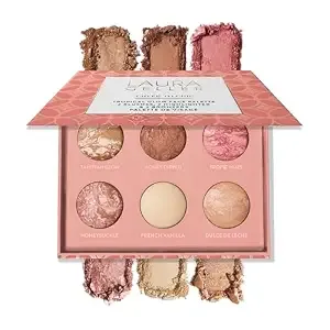 Laura Geller New York Cheek To Chic Tropical Glow Baked Face Palette - Includes 2 Blushes, 2 Bronzers And 2 Radiant Highlighters