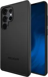 Pelican Protector Samsung Galaxy s25 Ultra Case - Rugged Phone Case - Black