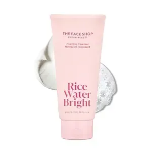 The Face Shop Rice Water Bright Foaming Cleanser, Face Wash, 10.1 Fl. Oz.