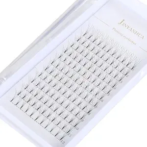 Premade Eyelash Fans Extension 8-15mm Length 4d/5d/6d/7d/8d 0.07mm Short Stem Handmade Fans Premade Professional Eyelash Extensions Faux Mink (12mm, 4d-0.07-C)