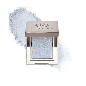 K'Apeine Glitter Eyeshadow, Single Eyeshaow Palette Shimmer Highlighter Metallic Eyeshade Professional Long-Lasting Waterproof Makeup Palette For Everyday Special Occasions (05# Light Blue)